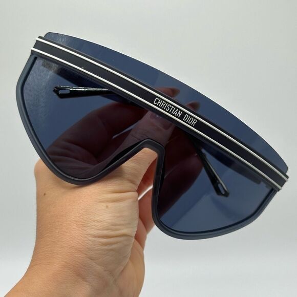 DIOR Sunglasses DIORCLUB M2U 31B0 Matte Navy Blue/Blue Unisex NEW - Picture 9 of 13